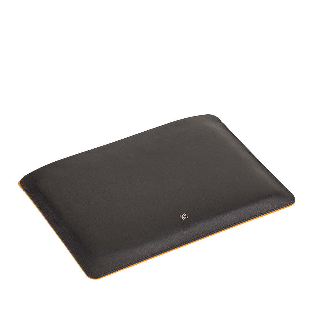 DUDU Husă pentru PC de 13 inchi din piele moale, husă de protecție colorată pentru laptop, notebook, Macbook, design subțire în două tonuri de 13 inchi