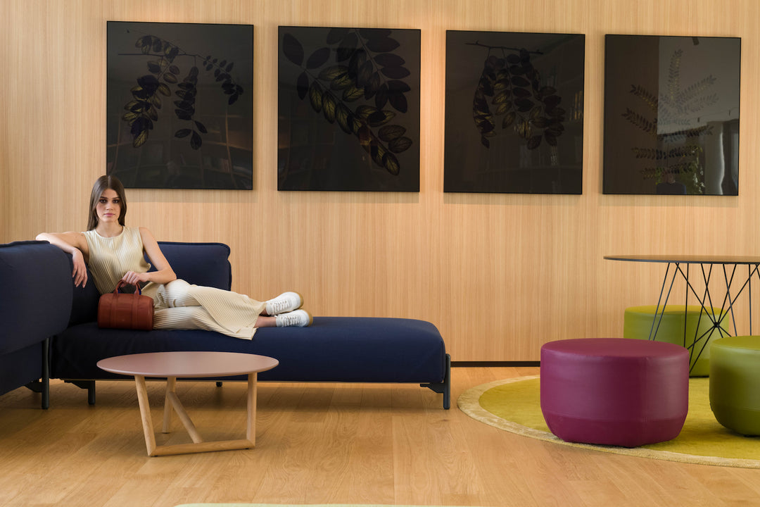 DUDU Women's Cylinder Bag in Genuine Leather, Soft Cylindrical Bag, Barrel Bag with Shoulder Strap and Two Handles, Elegant Colorful Design