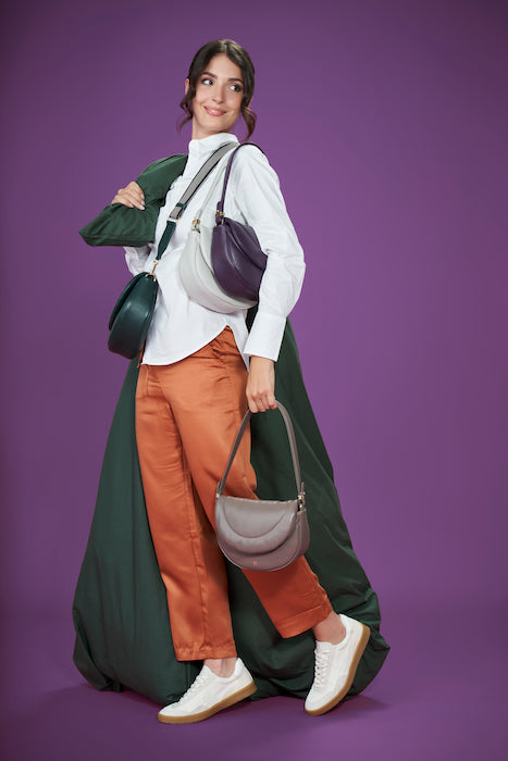 Bolsa feminina de ombro crossbody DUDU em couro acolchoado, bolsa pequena e elegante acolchoada com aba, alça de ombro removível e alça de ombro