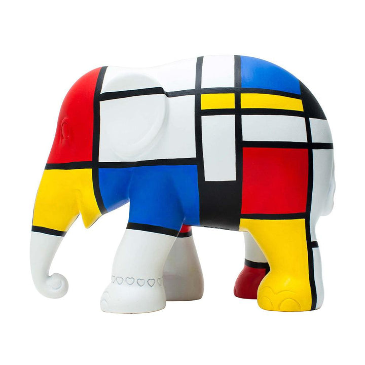 Elephant Parade elephant Hommage to Mondriaan 10cm HOMMAGE TO MONDRIAAN 10 - Capodagli 1937