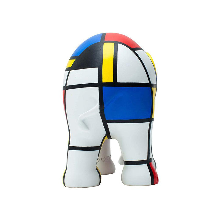 Elephant Parade elefant Hyldest til Mondriaan 15cm Limited Edition 3000 HOMMAGE TIL MONDRIAAN 15
