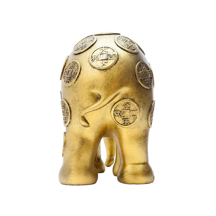 Elephant Parade elephant Lucky Coins 20cm Limited Edition 750 kpl LUCKY COINS 20 - Capodagli 1937