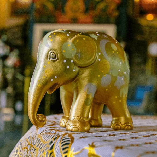 Elephant Parade Sparkling Celebration Goud 10cm SPARKING CELEBRATION GOLD 10 - Capodagli 1937
