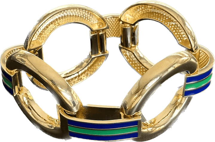 Bracelet Federica Rossi en bronze et émail FR.BR.04/1 - Capodagli 1937