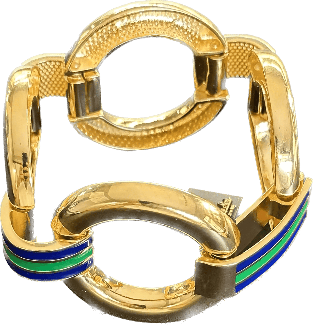 Bracelet Federica Rossi en bronze et émail FR.BR.04/1 - Capodagli 1937