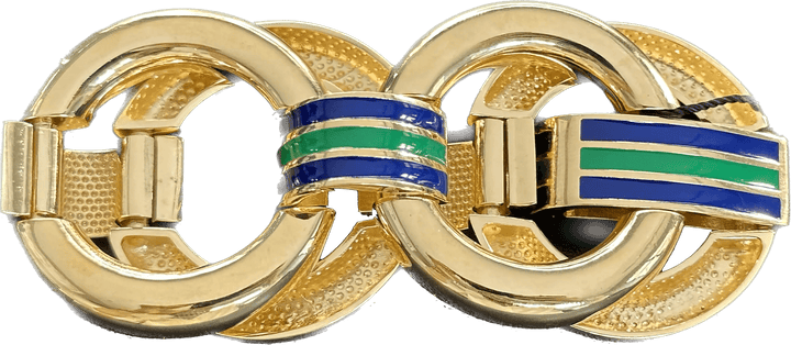 Bracelet Federica Rossi en bronze et émail FR.BR.04/1 - Capodagli 1937