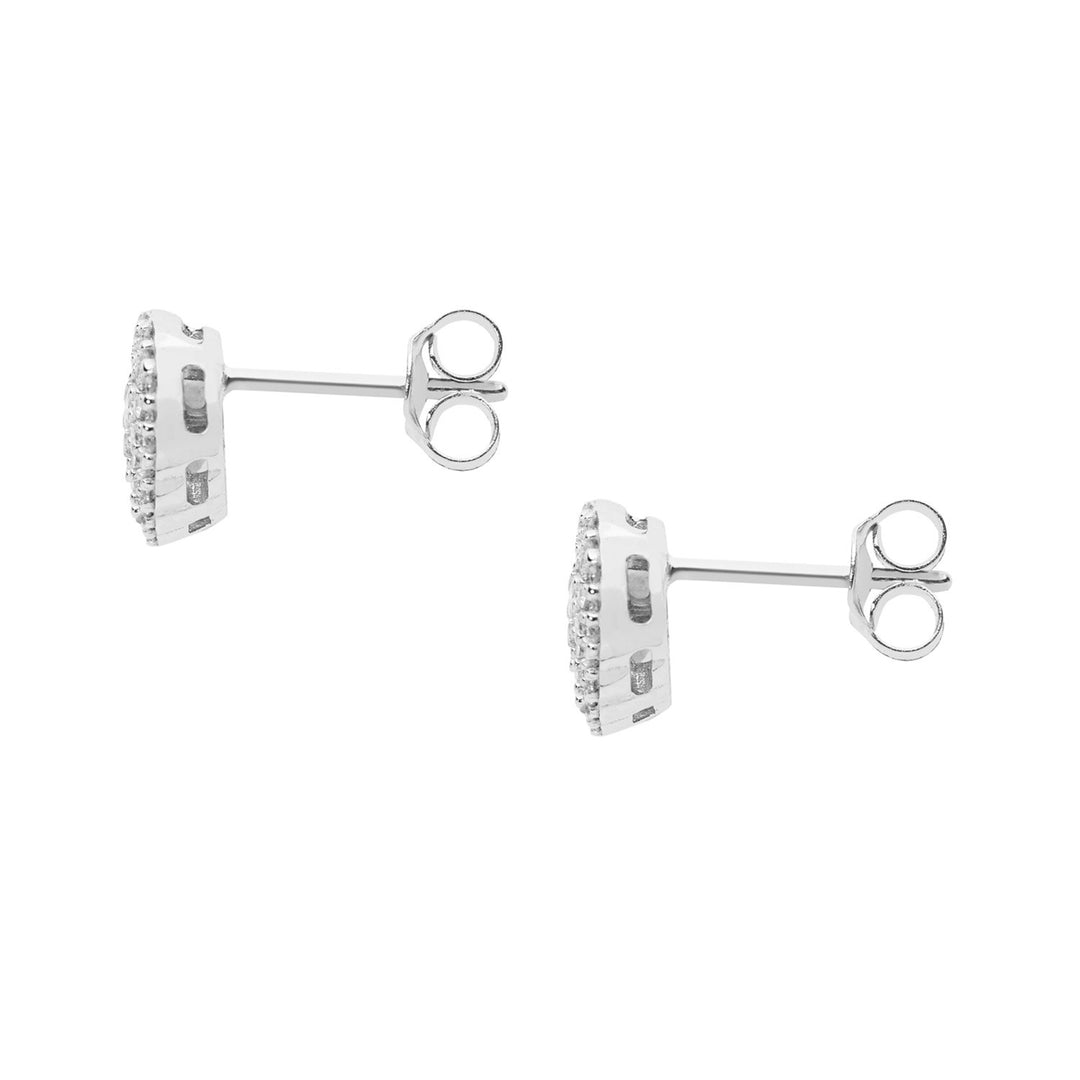 Comete Orecchini Cuore in Oro e Diamanti ORB943