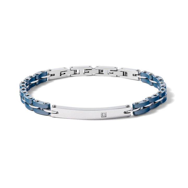 Comete Bracciale in Acciaio e ceramica blu UBR1071