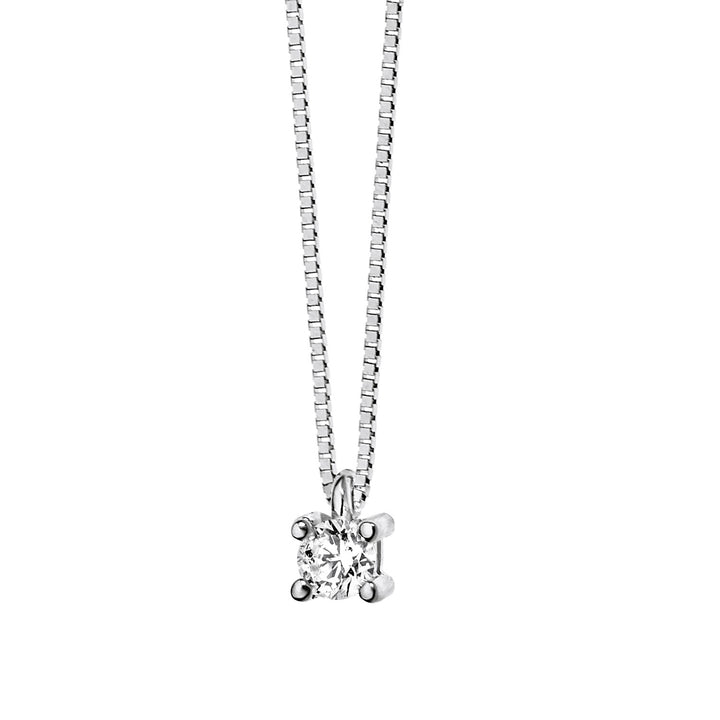 Gargantilha Comete Classic Light point em ouro e diamante GLB983