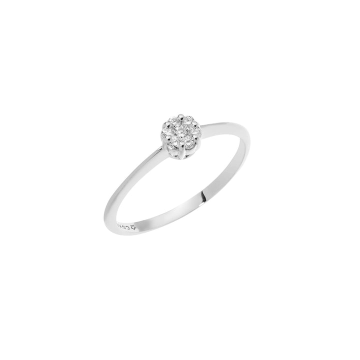 Comete Roségoldring mit Diamanten ANB2546