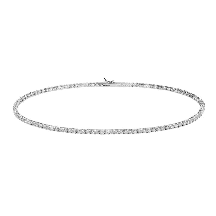 Collier Tennis Comete en Argent avec zircons blancs UGL738BM50