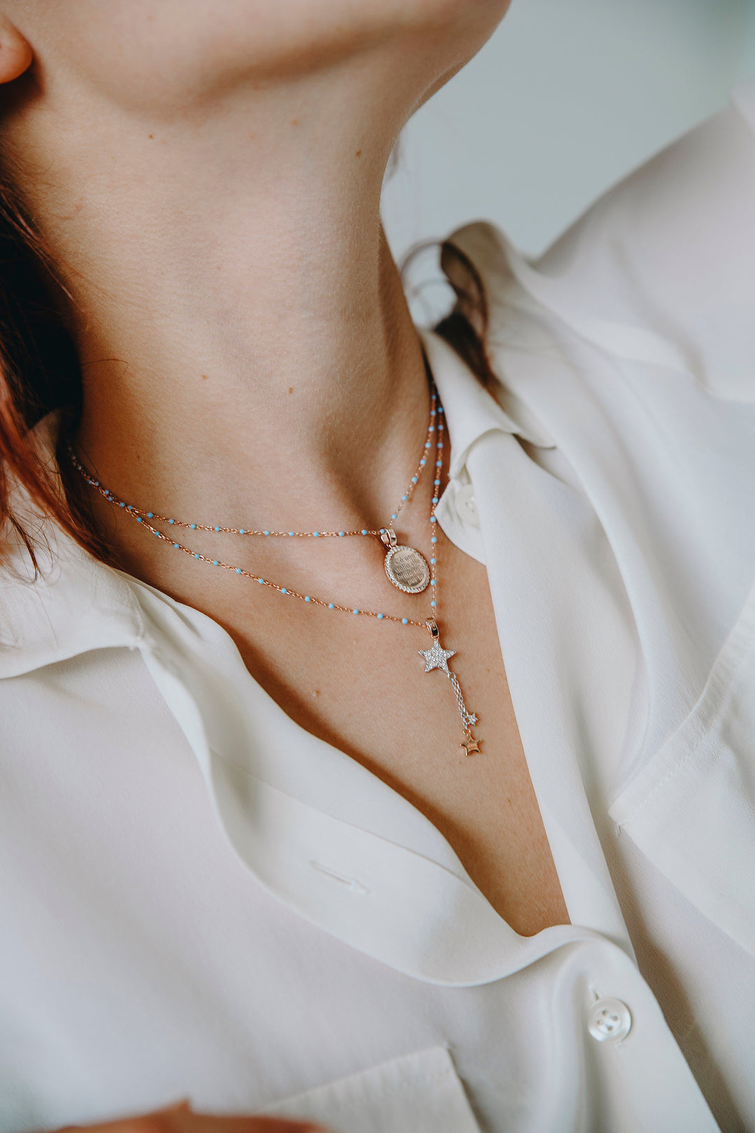 Comete Silver Star Halsband GLA229