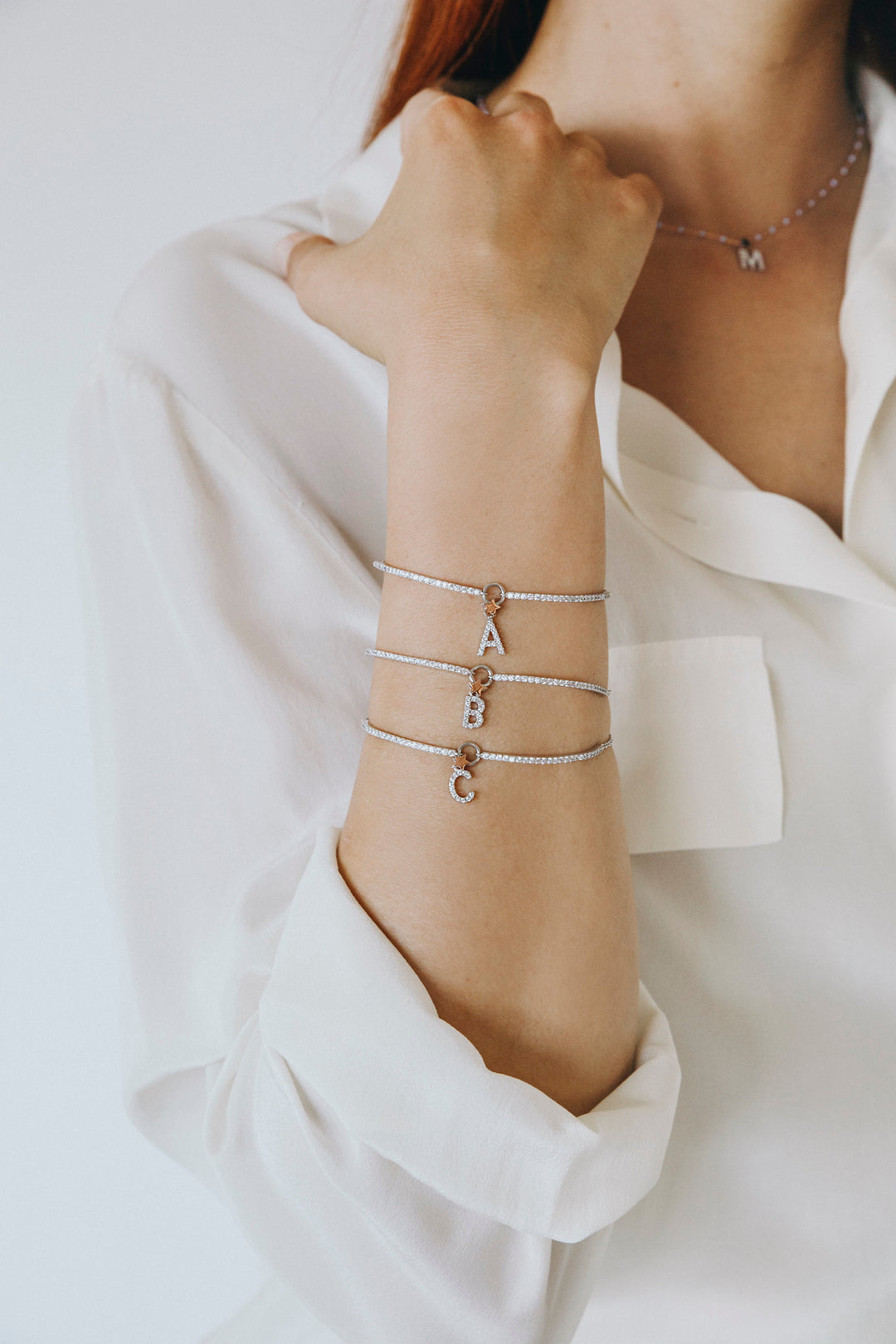 Comete Bracciale in Argento Lettera R BRA194