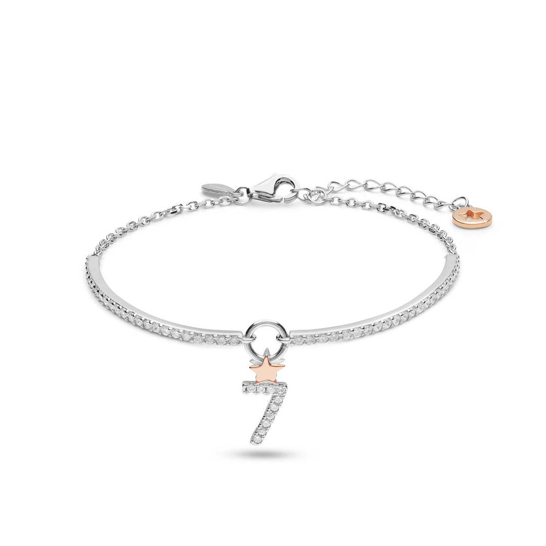 Comete Bracciale in Argento numero 7 BRA209