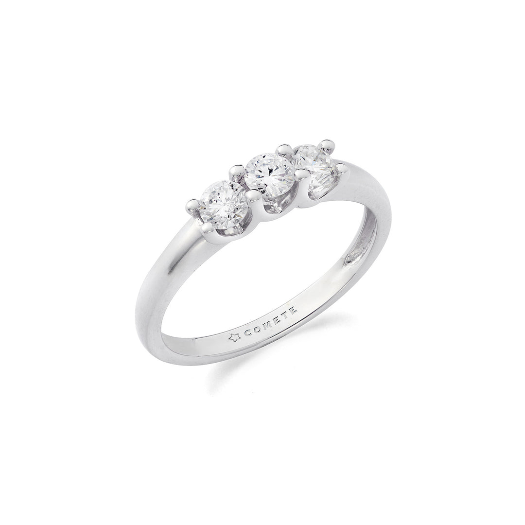 Comete Anello Oro bianco 750‰ e Diamanti ANB2735