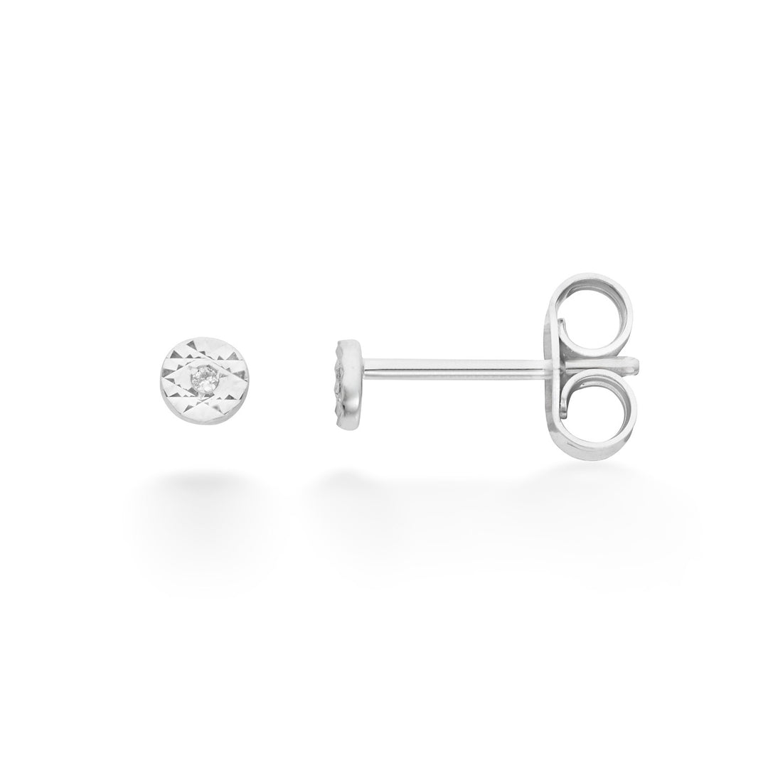 Comete Orecchini in Oro bianco 375‰ e Diamanti KORB1022