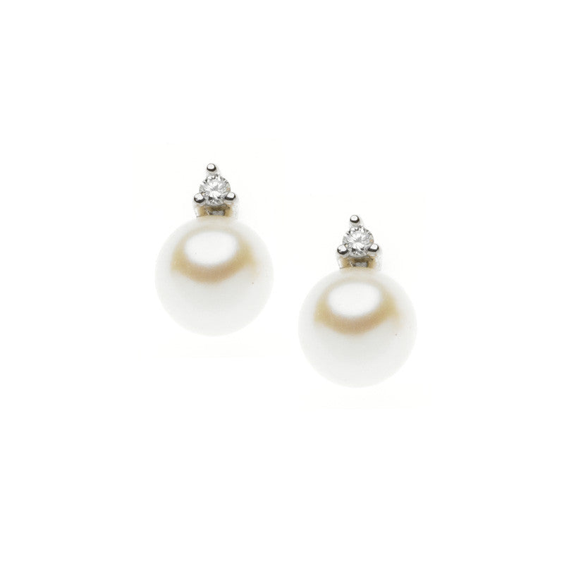 Brincos Comete Light Points Pérolas em Ouro e Diamantes ORP720