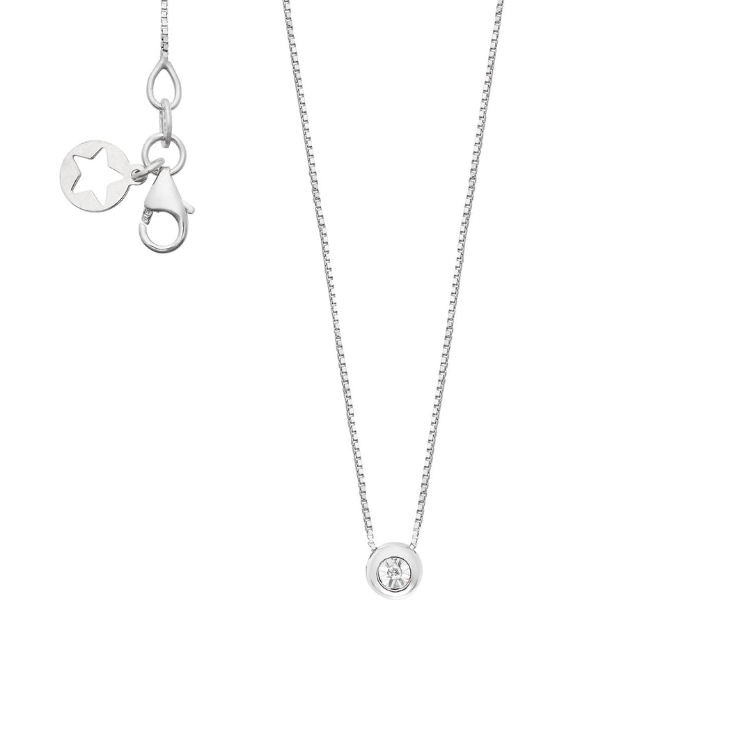 Comete Girocollo Oro 375‰ e Diamanti bianchi KGLB1401