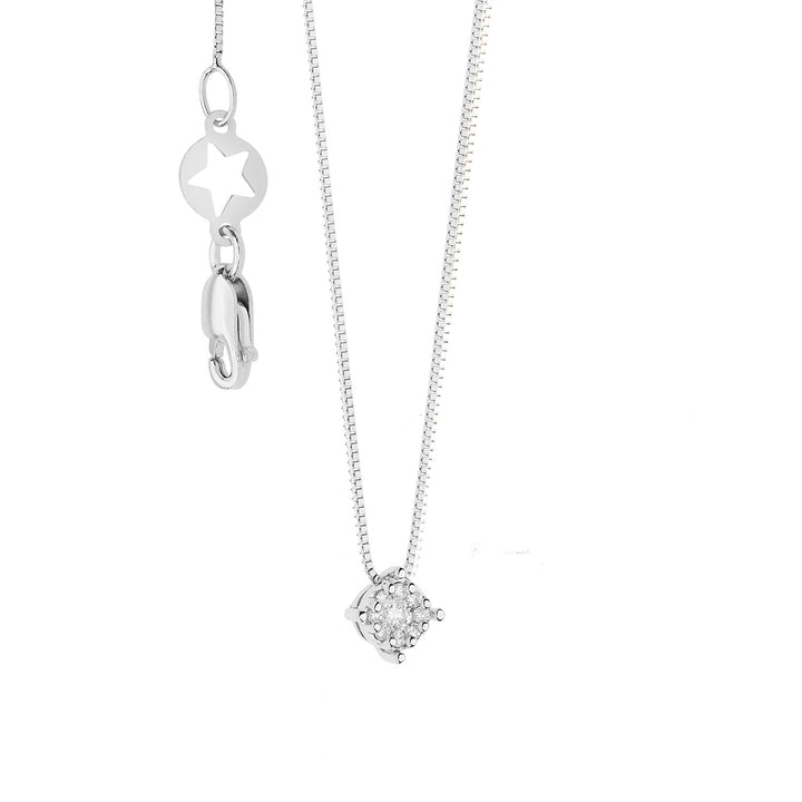 Comete Collana in Oro, Rose di Diamanti GLB1610