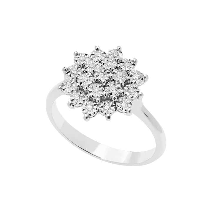 Comete Anello in Oro bianco e Diamanti Momenti ANB2670