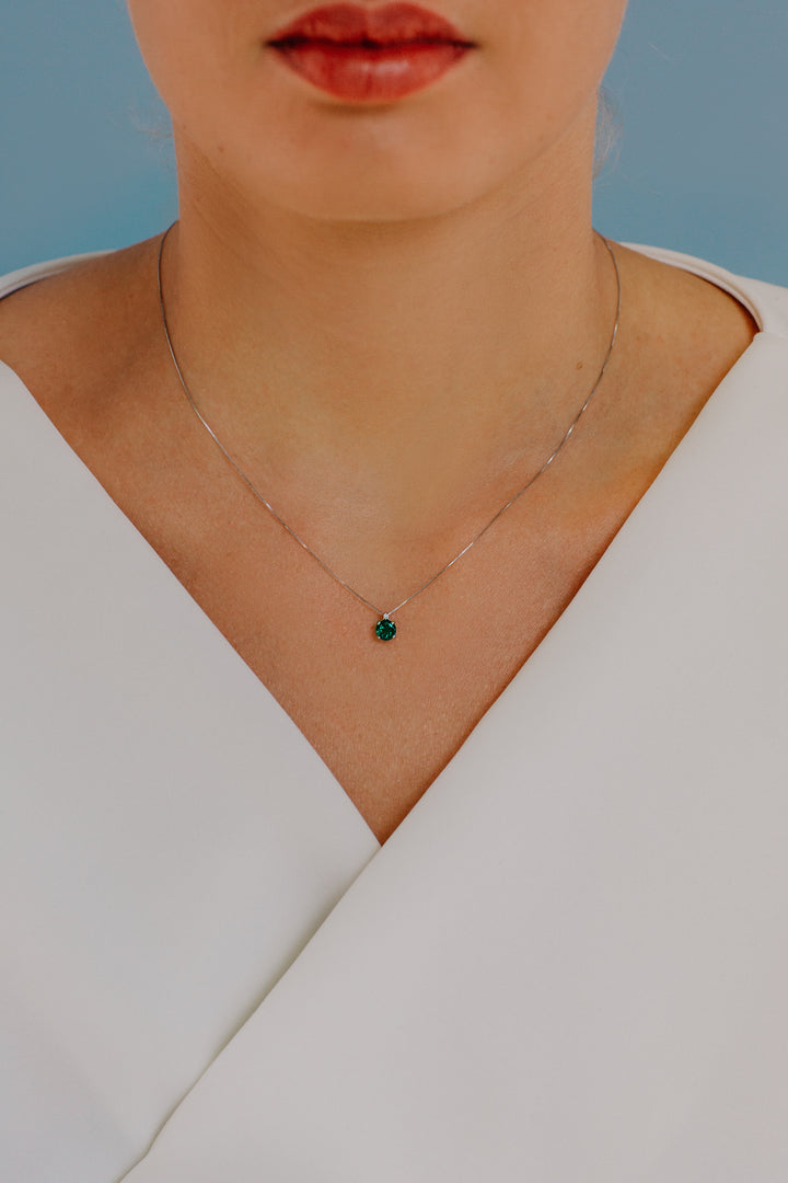 Colar Comete em Ouro, Diamantes e Esmeralda Antiga GLB1514