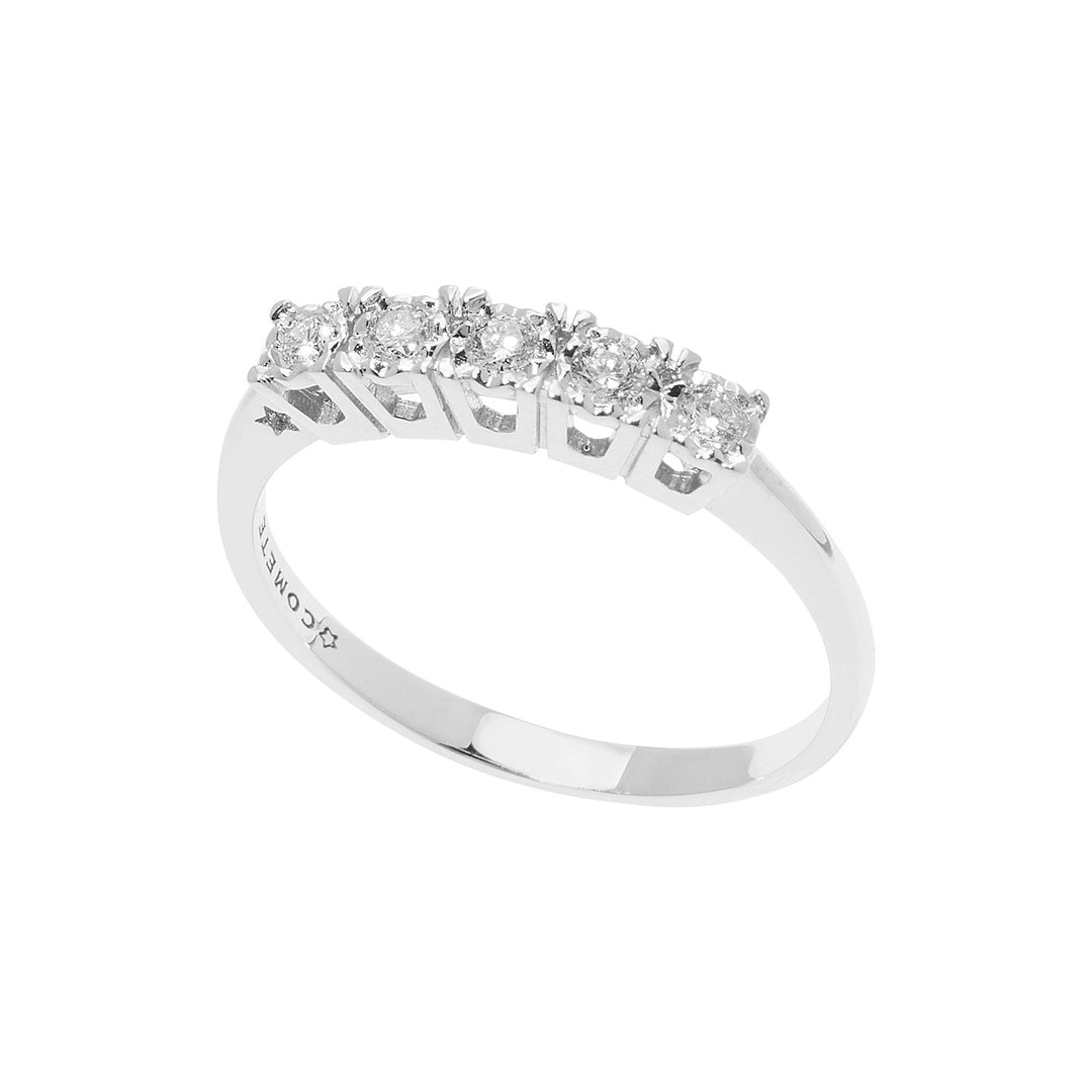 Comete Fedina in Oro bianco con Diamanti Momenti ANB2663