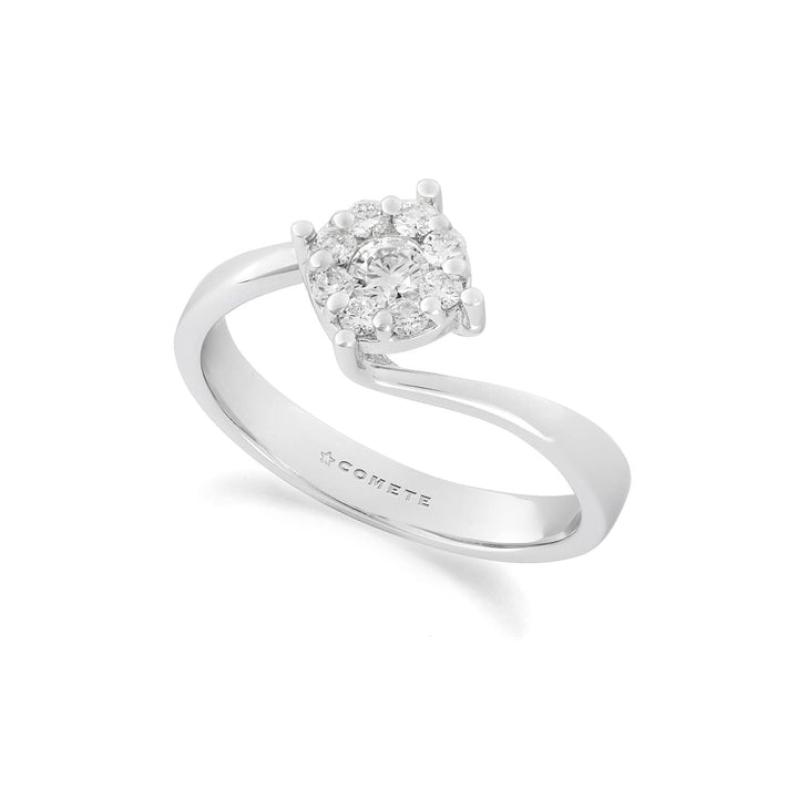 Comete Anello in Oro bianco 750‰ e Diamanti bianchi ANB2760