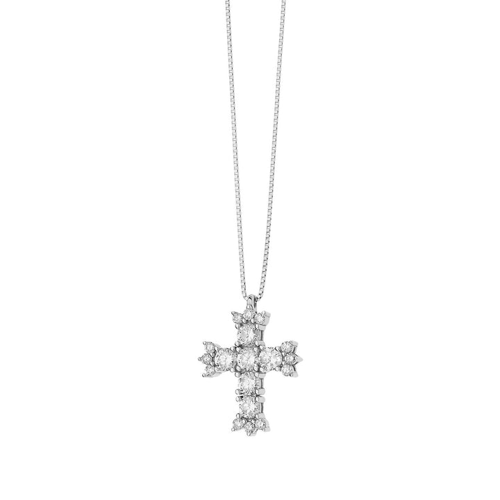 Collier Croix Comete Or et Diamants GLB1381