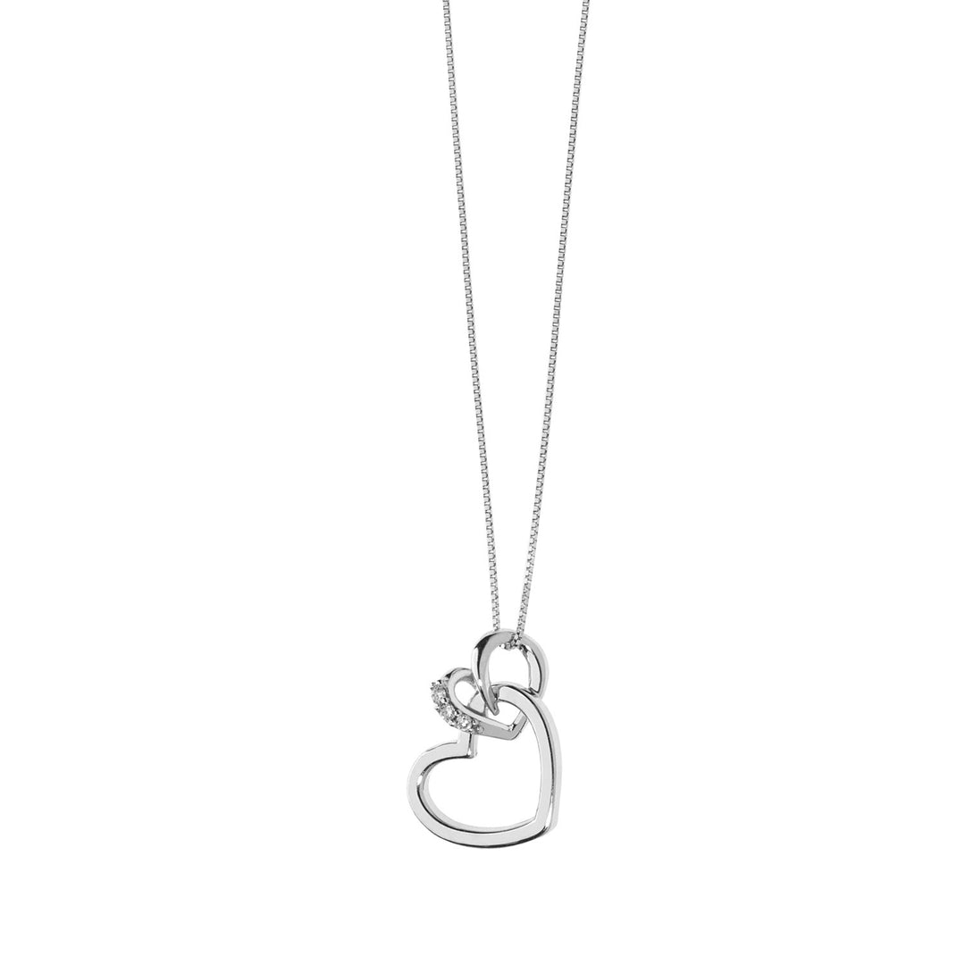 Comete Choker se srdíčky ve zlatě a diamantech GLB1340