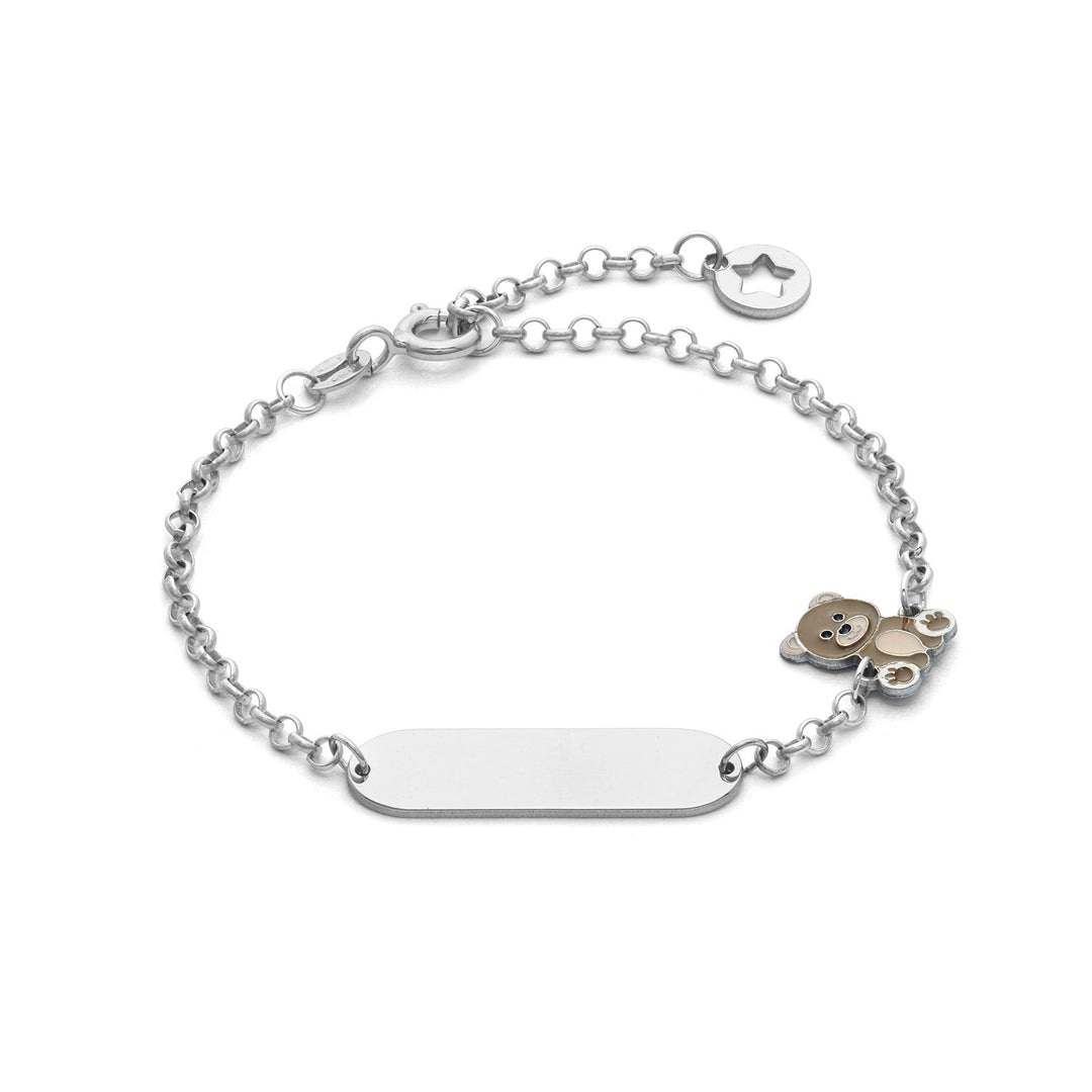 Comete Silberarmband mit Teddybär BRA260