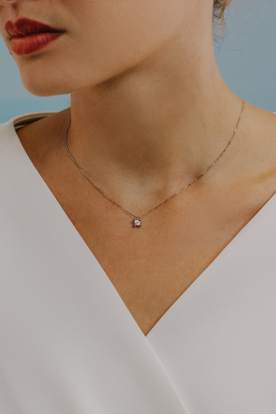 Comete Girocollo Cuori in Oro e Diamante GLB1450