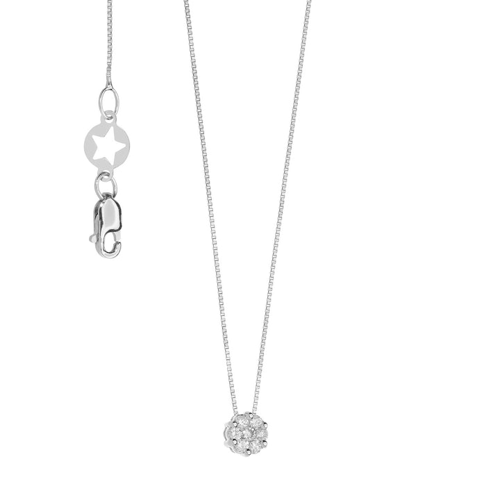 Colar Comete em Ouro Rosa com Diamantes GLB1549
