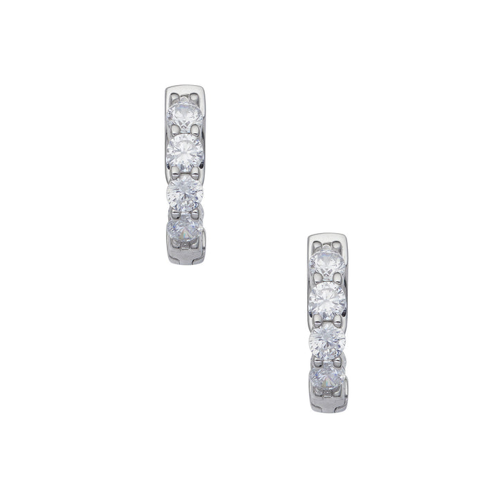 Comete Orecchini in Argento small e Zirconi bianchi ORA196