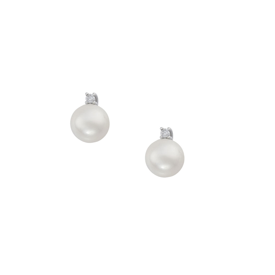 Comete Orecchini con Perla in Oro e Diamante ORP762
