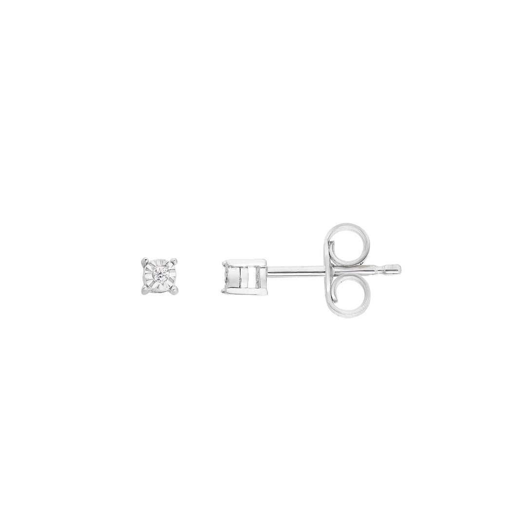 Comete Orecchini in Oro bianco 375‰ e Diamanti bianchi KORB1010