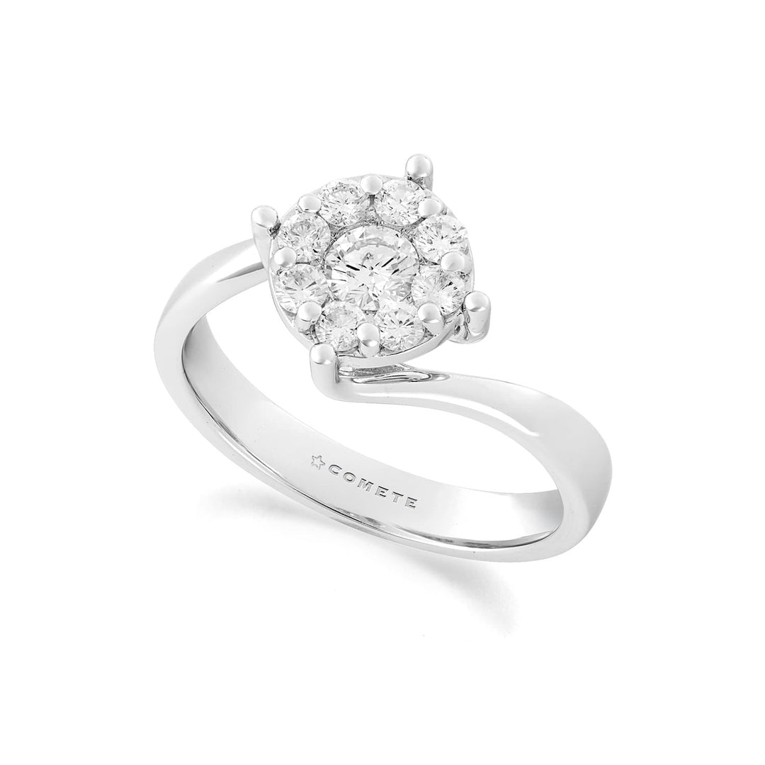 Comete Anello in Oro bianco 750‰ e Diamanti bianchi ANB2759