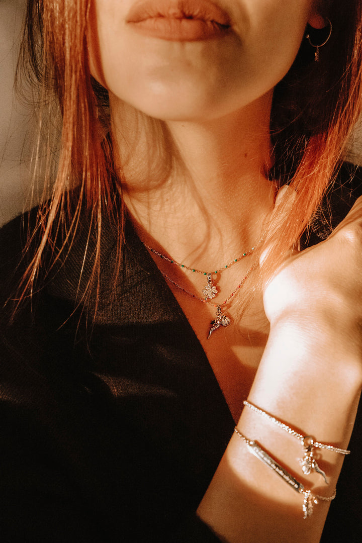 Comete Silver Star Halsband GLA227