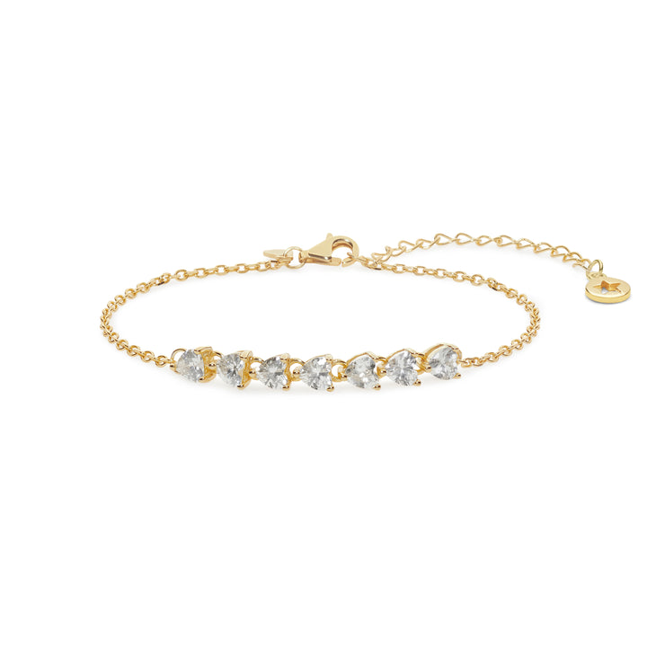Comete Bracciale cuori in Argento degradè BRA235