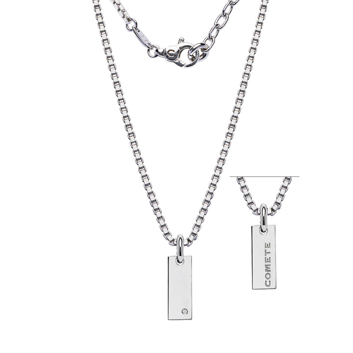 Comete Girocollo in Argento e Diamante bianco UGL747