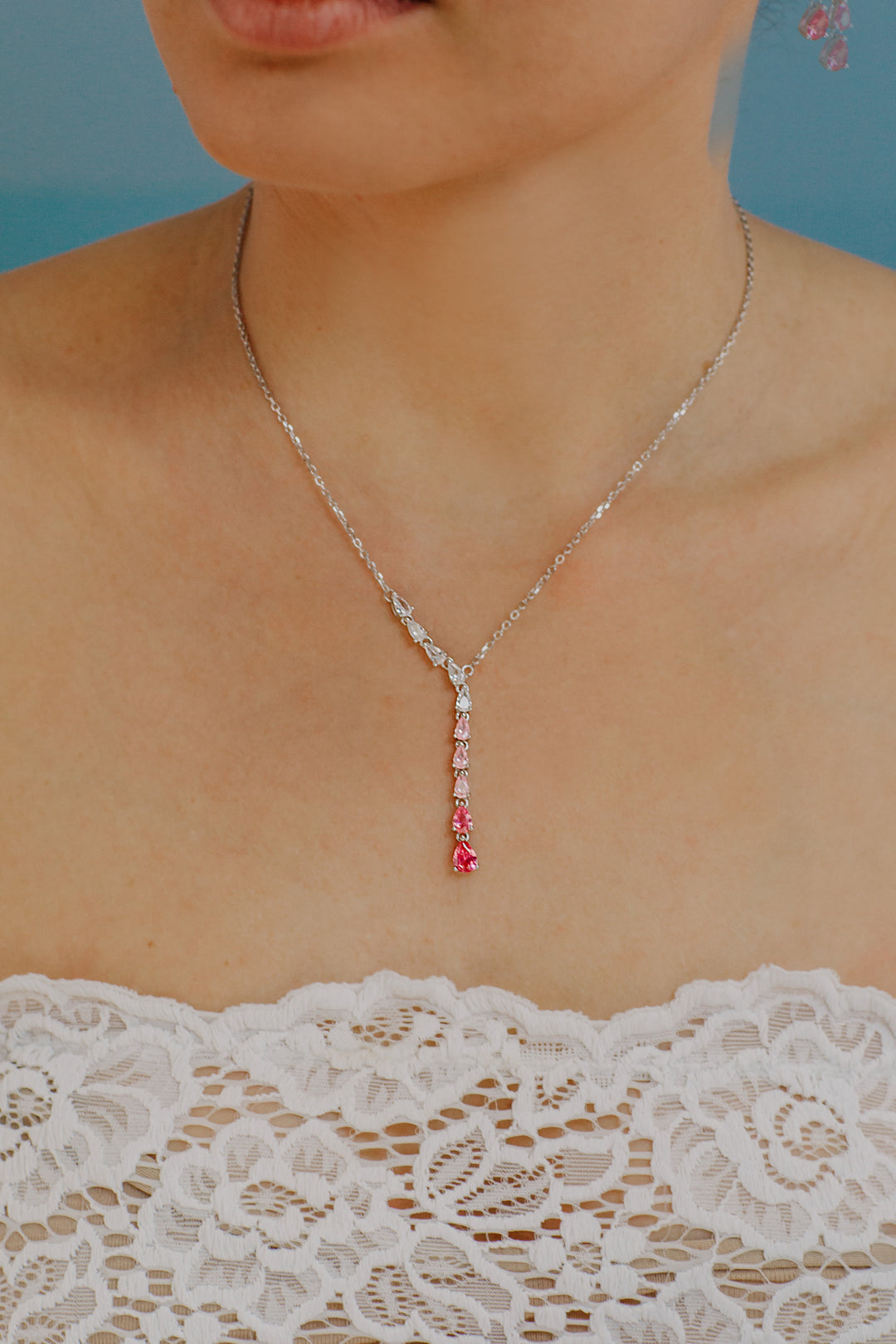 Comete Necklace teniszcseppek degradé GLA241