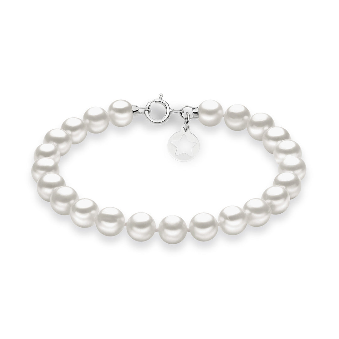 Comete Bracciale Filo Perle Acquadolce in Oro BRQ111AM