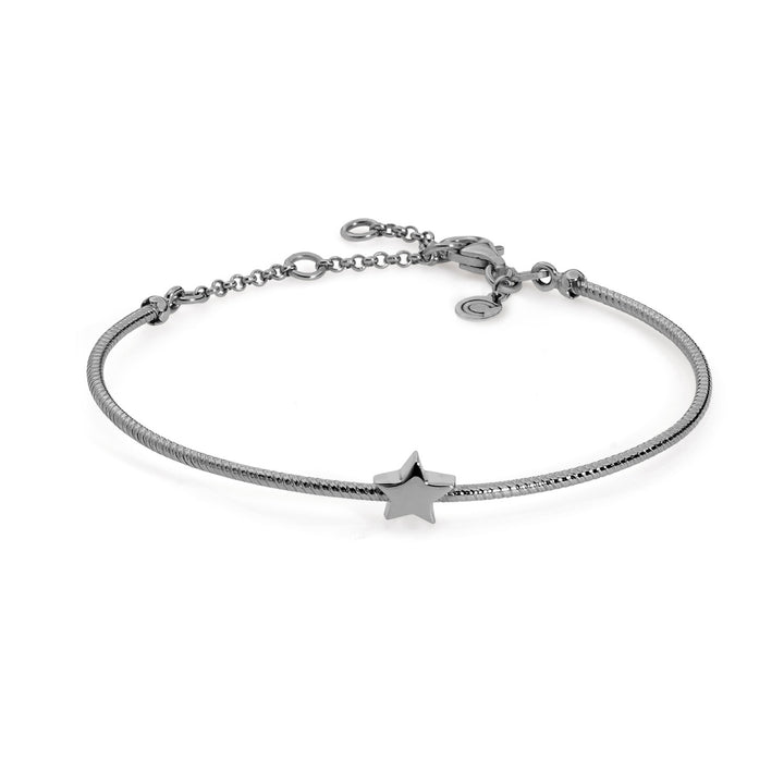 Comete Bracciale Stella in Argento brunito BRA163