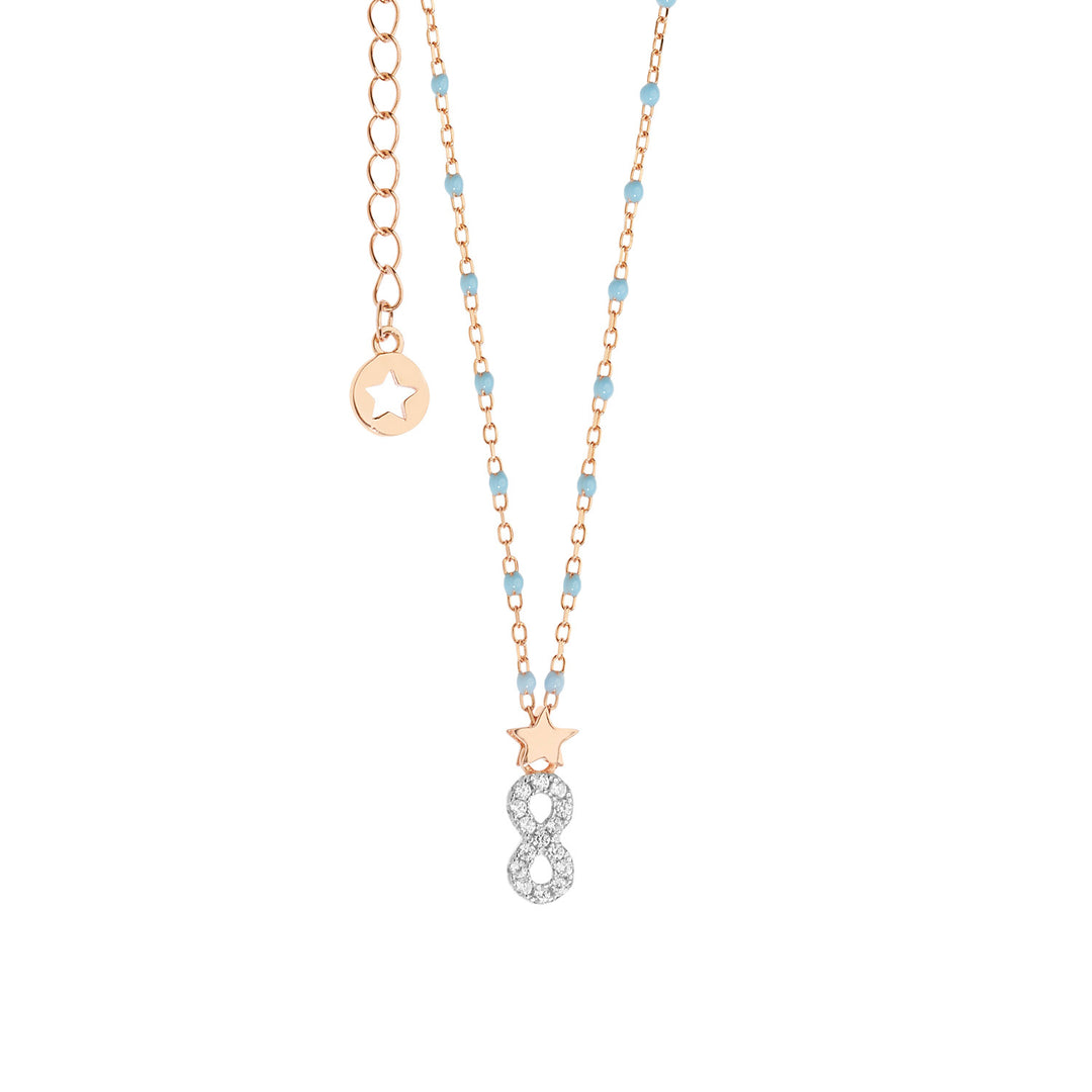 Comete Girocollo in Argento numero 8 GLA206