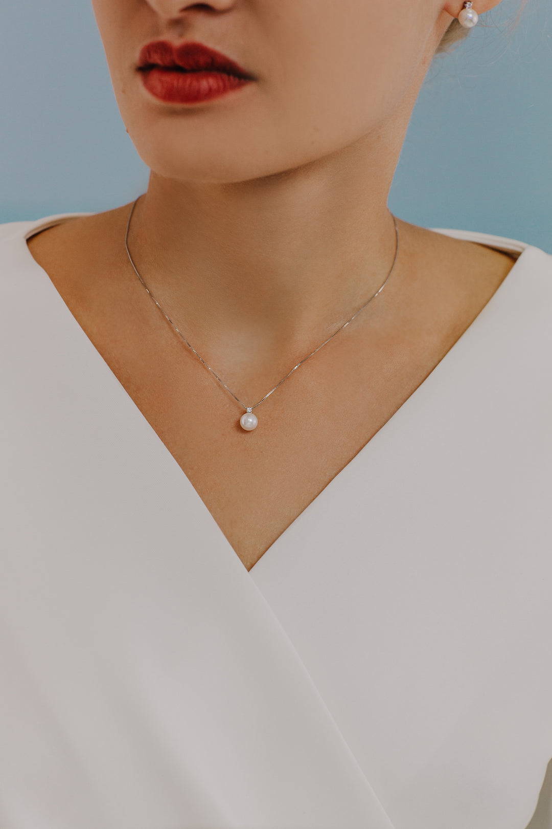 Collier Comete Light Point Perle d&
