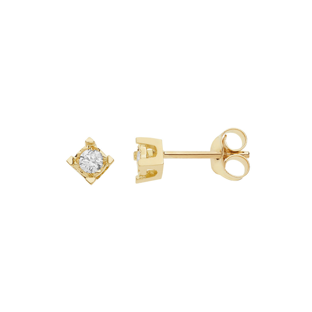 Comete Orecchini Punti luce diamantati in Oro e Diamanti ORB1043