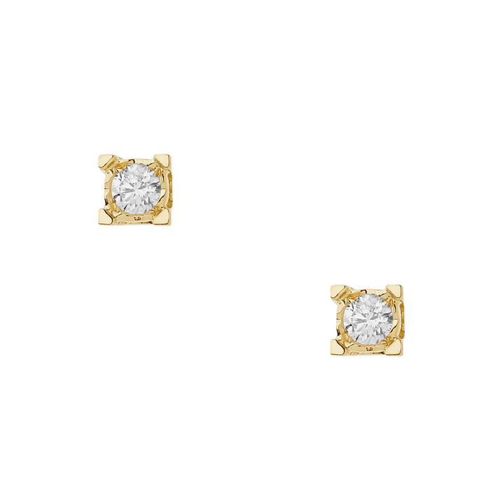 Comete Øreringe Diamantlyspunkter i guld og diamanter ORB1009