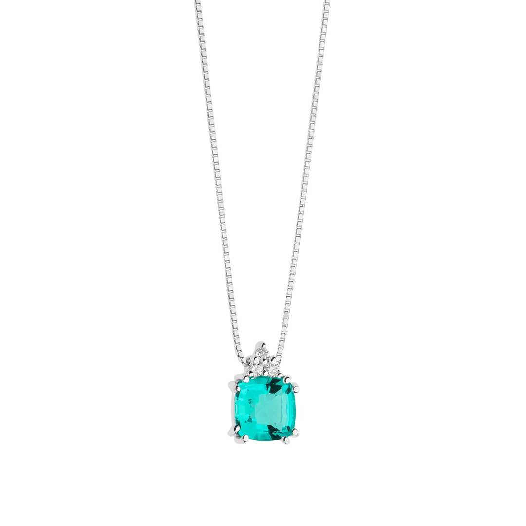 Colar Comete em Ouro, Diamantes e Esmeralda Antiga GLB1514