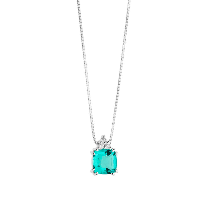 Colar Comete em Ouro, Diamantes e Esmeralda Antiga GLB1514