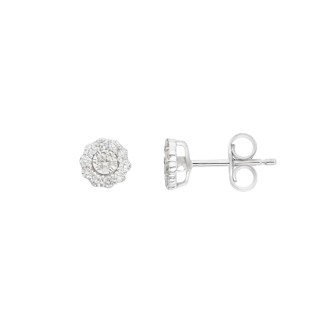 Comete Orecchini in Oro bianco 375‰ con Diamanti bianchi KORB1009