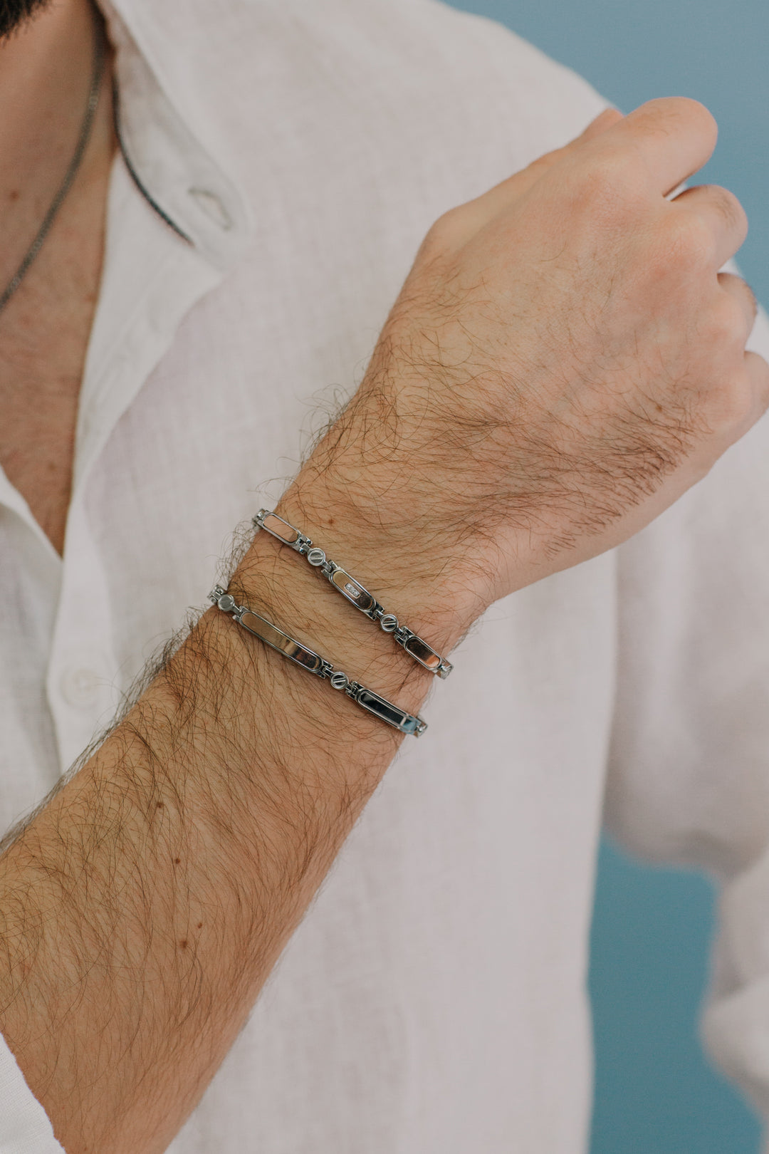 Comete Bracciale in Acciaio pvd rosè e Diamanti UBR1009